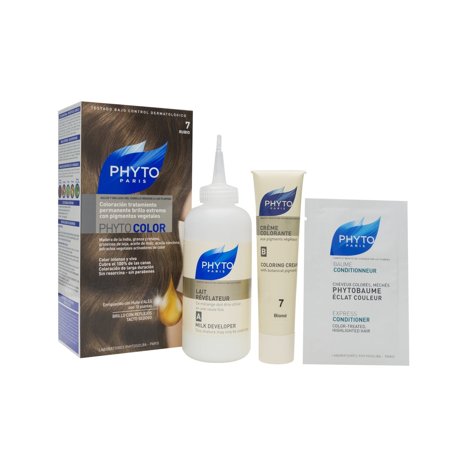 Phyto tinte color 7 rubio 1ud