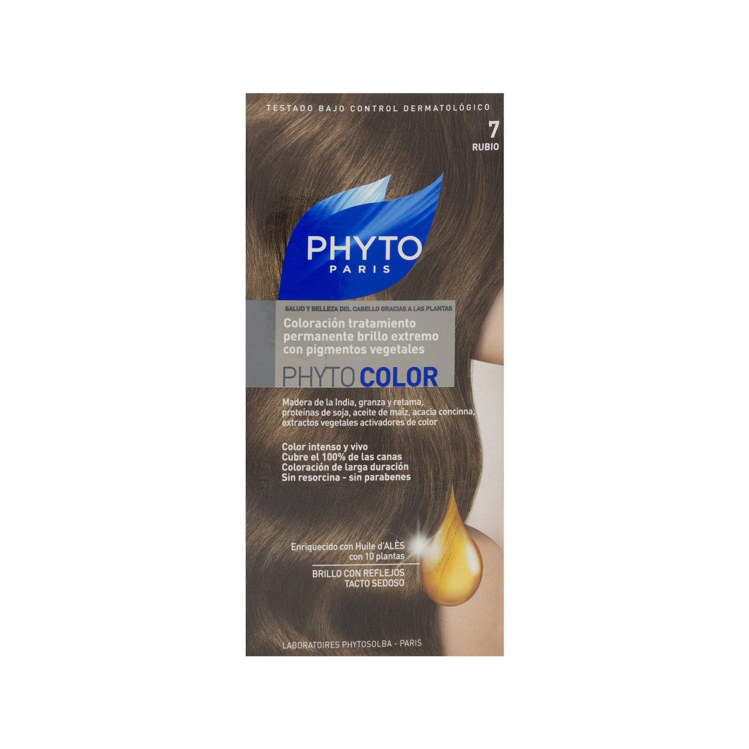 Phyto tinte color 7 rubio 1ud