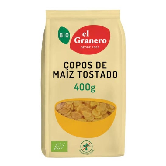 Granero Alimentacion Copos Maiz Tostado Bio 400 g