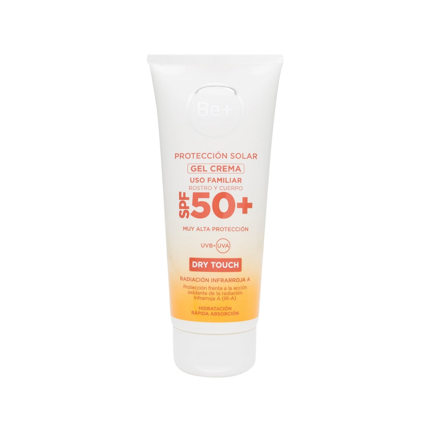 Be+ fotoprotector gel crema rostro/cuerpo SPF50+ 200ml