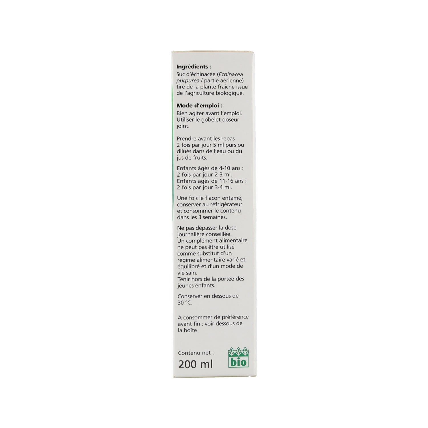 Jugo De Schoenenberger Echinacea 200 Ml