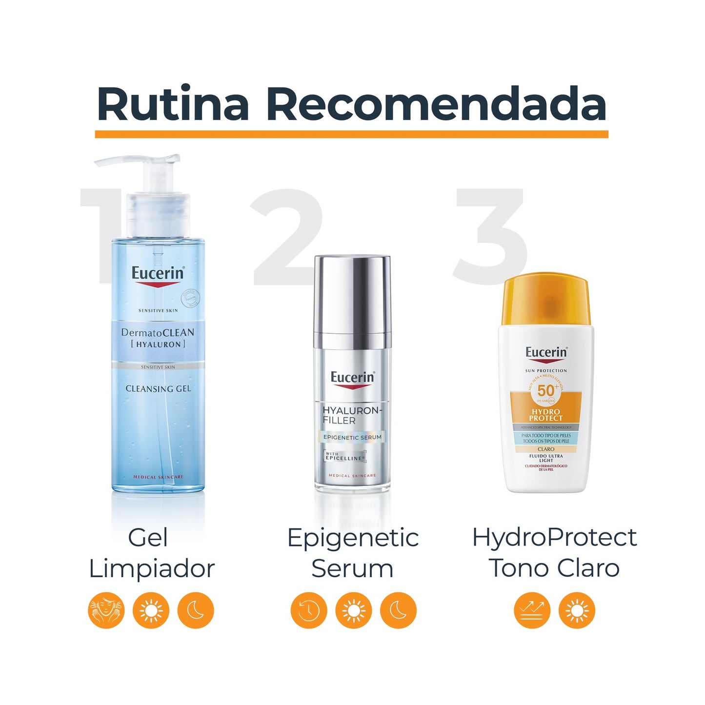 Eucerin Hydro Protect Fluido Ultra Light Tinted Light Spf50+ 50 ml