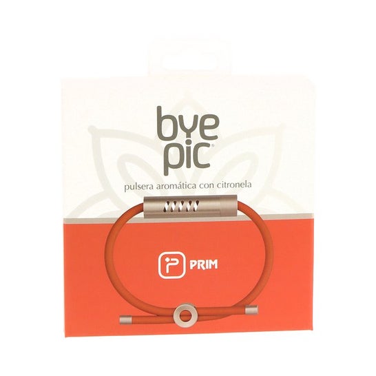 Prim Byepic Pulsera Aromática Citronela Cordón Naranja 1 ud