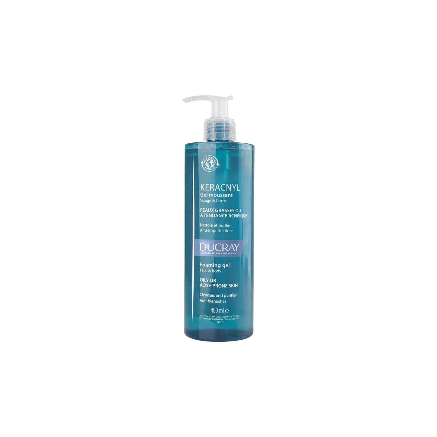 Ducray Keracnyl Gel Limpiador 400ml