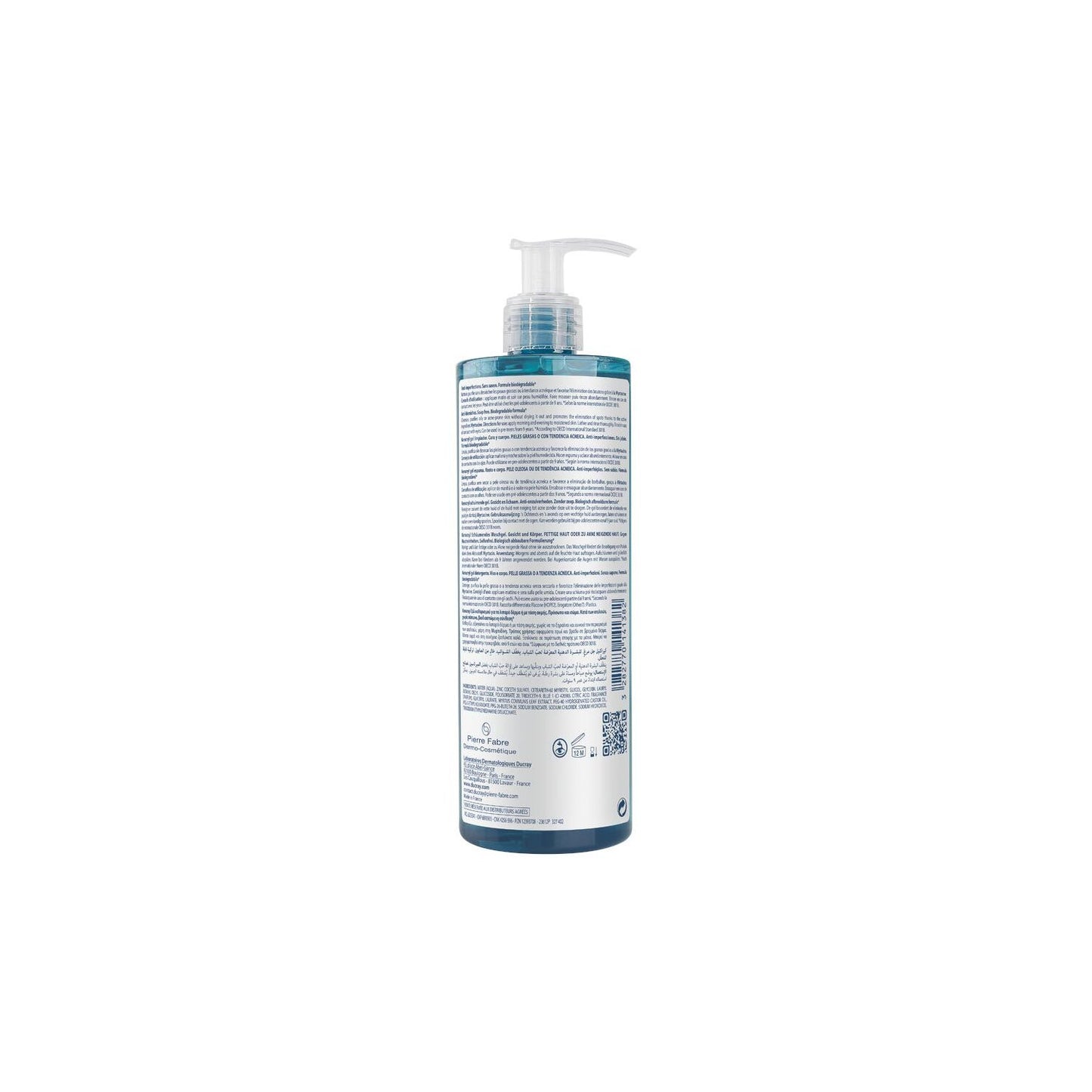 Ducray Keracnyl Gel Limpiador 400ml