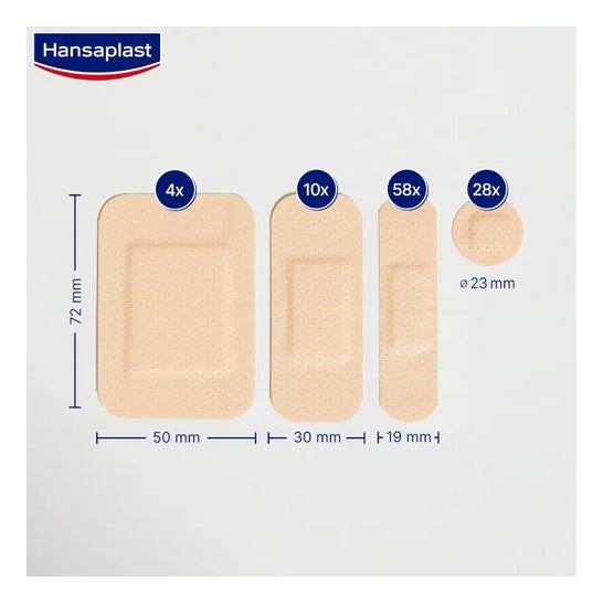 Hansaplast Universal Apósitos 4 Tamaños 100uds