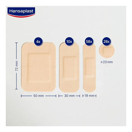 Hansaplast Universal Apósitos 4 Tamaños 100uds