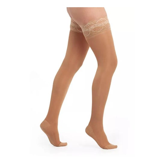 Maries media blonda larga A-F compresión normal beige T 5
