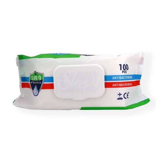Sleepy Toallitas Antibacterianas 100uds