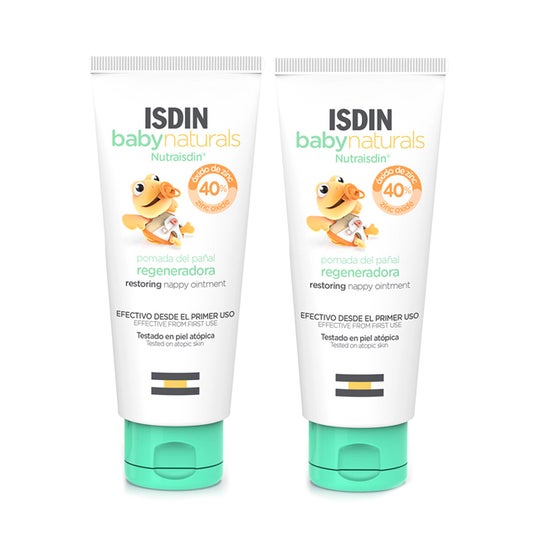 Isdin Babynaturals Crema Pañal Regeneradora 2x50ml