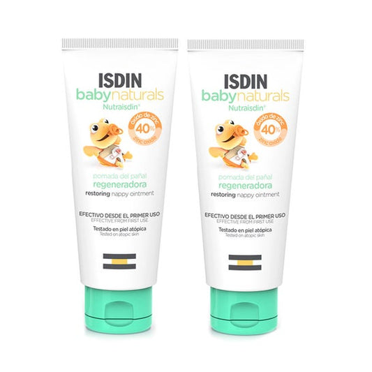 Isdin Babynaturals Crema Pañal Regeneradora 2x50ml