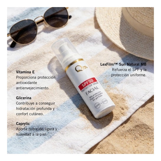 Q77+ Protector Solar Facial SPF50 50 ml