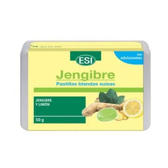 Esi Pastillas Blandas Suizas de Jengibre y Limón 50g