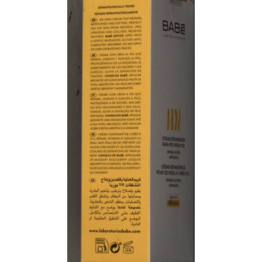 Babé Crema de Pies Reparadora Urea 10% 100ml