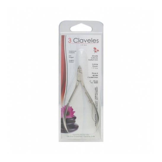 3 Claveles Alicate Cutícula 10 cm 1 ud
