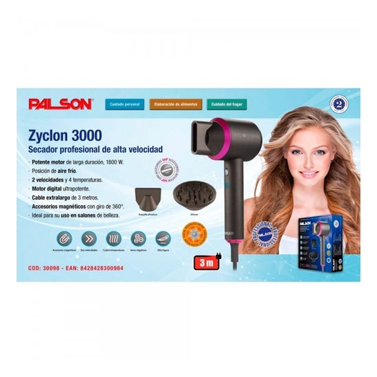 Palson Secador Profesional Zyclon 3000 1ud