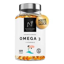 Natnatura Omega 3 + Vitamina E 120 perlas