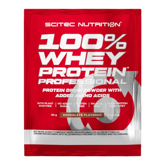 Scitec Nutrition 100% Whey Protein Professional Fresa 30 g