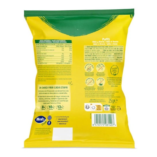 Hero Solo Puff Avena Maíz 25g