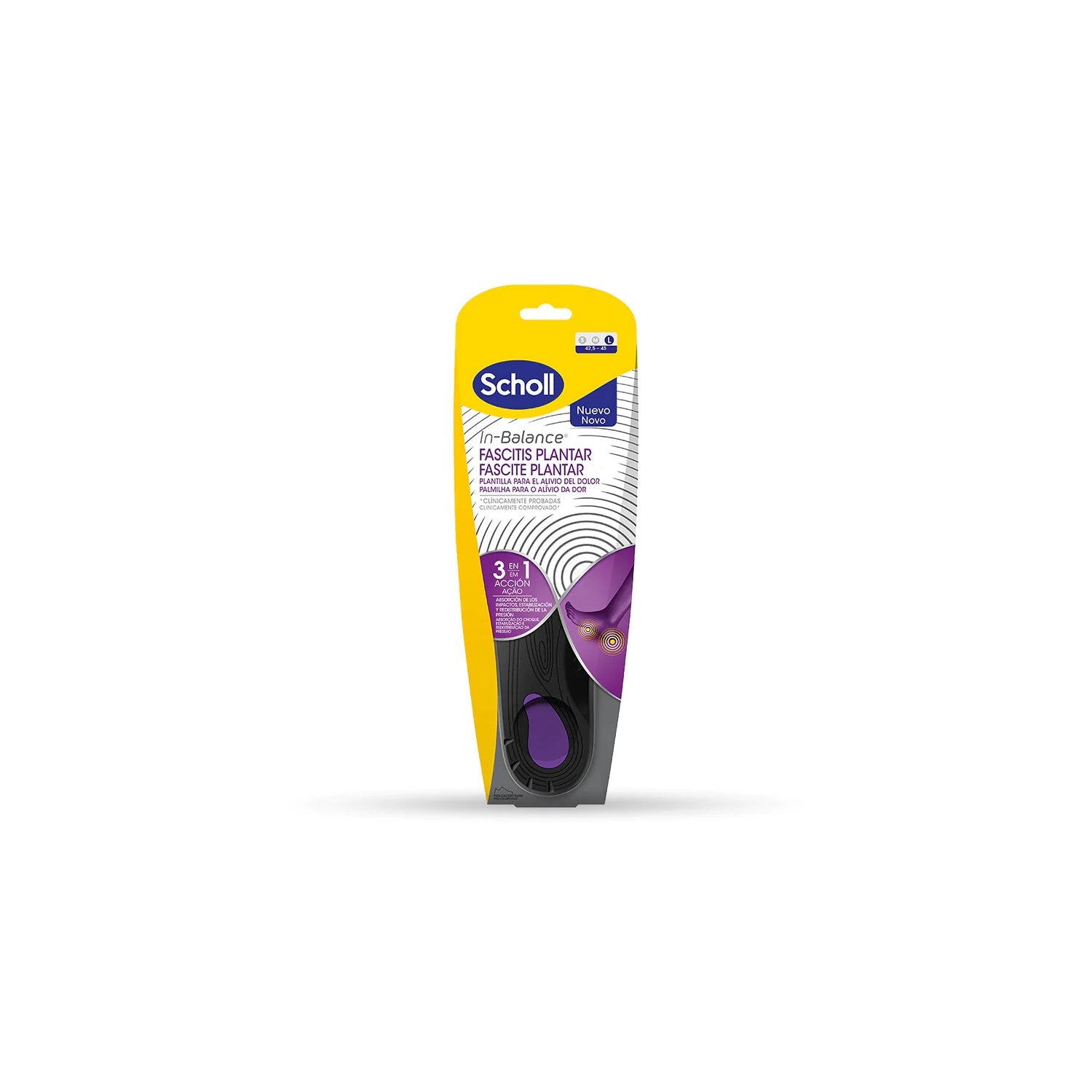 Scholl In-Balance Fascitis Plantar Talla L 1par