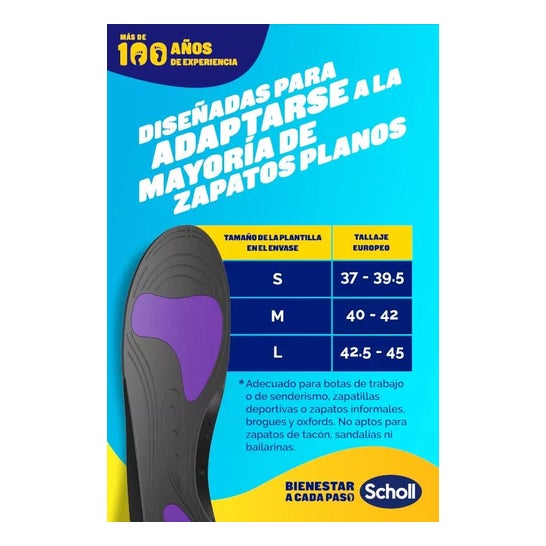 Scholl In-Balance Fascitis Plantar Talla L 1par