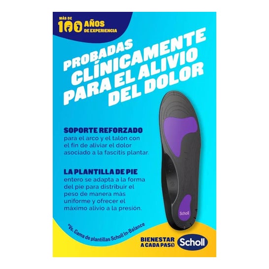 Scholl In-Balance Fascitis Plantar Talla L 1par