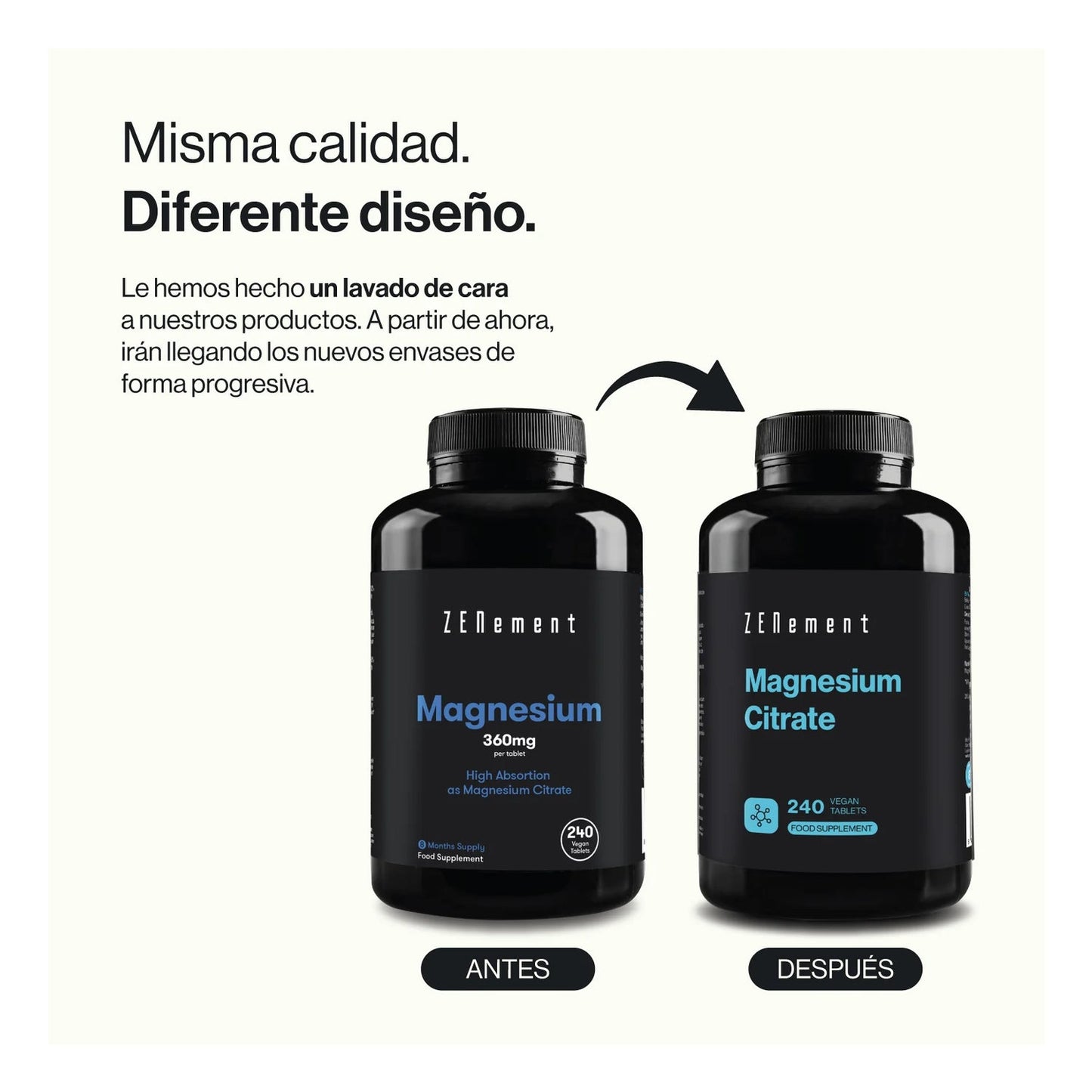 Zenement Citrato de Magnesio 240comp