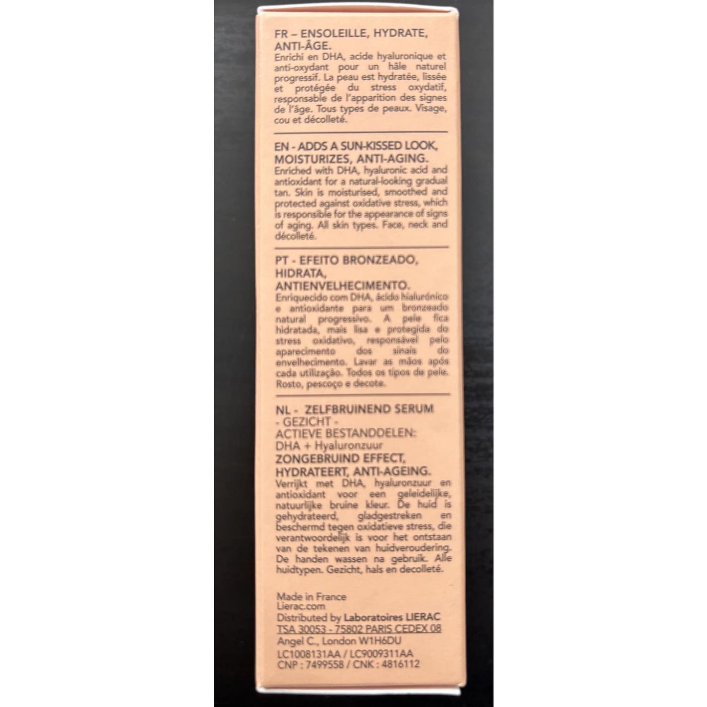 Lierac Sunissime Cuidado Autobronceador 150ml