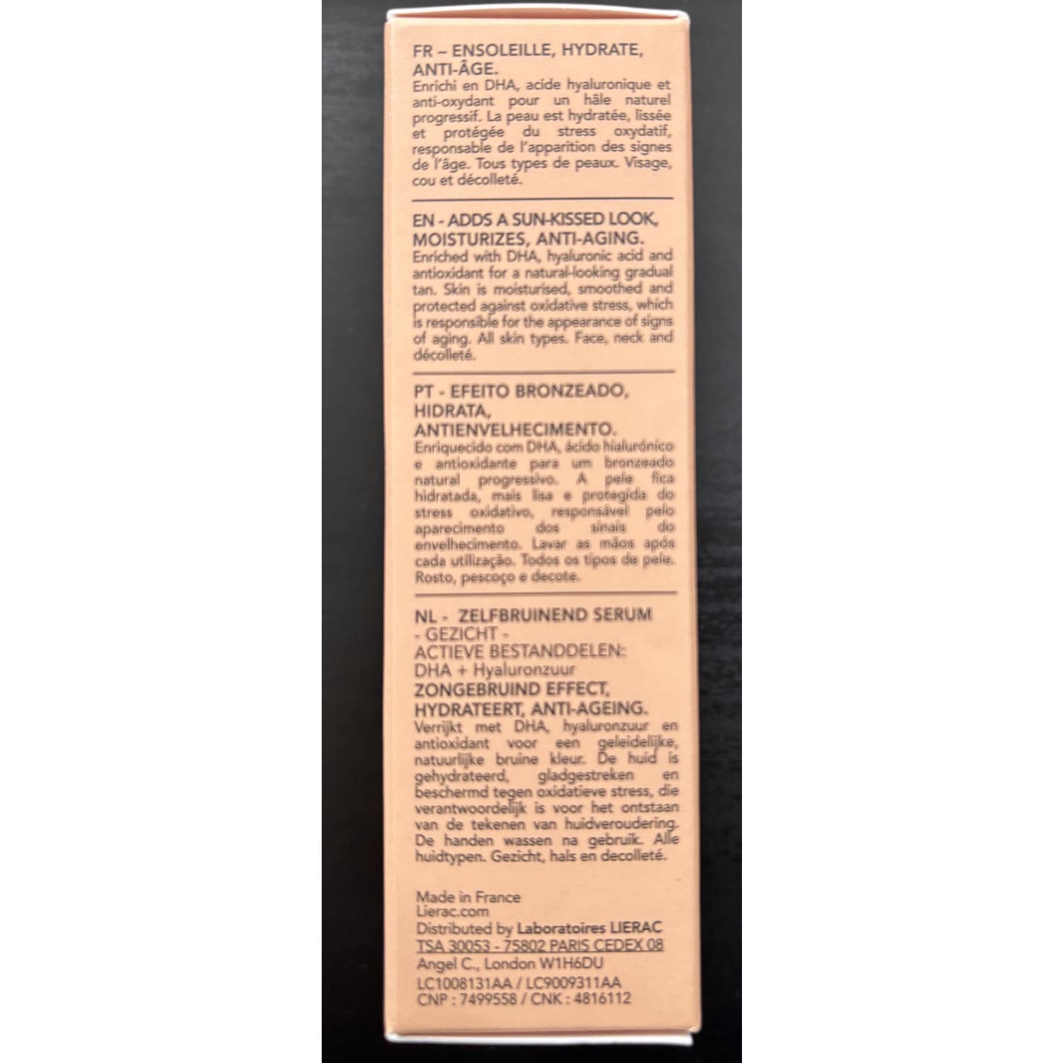 Lierac Sunissime Cuidado Autobronceador 150ml