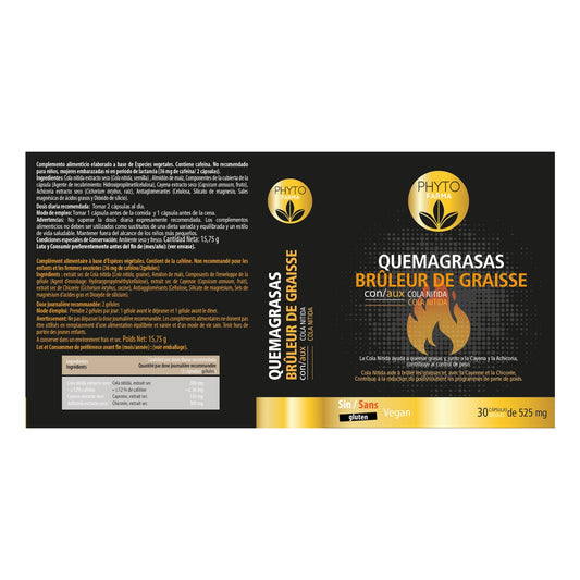 Phytofarma Quemagrasas con Cola Nitida 30caps
