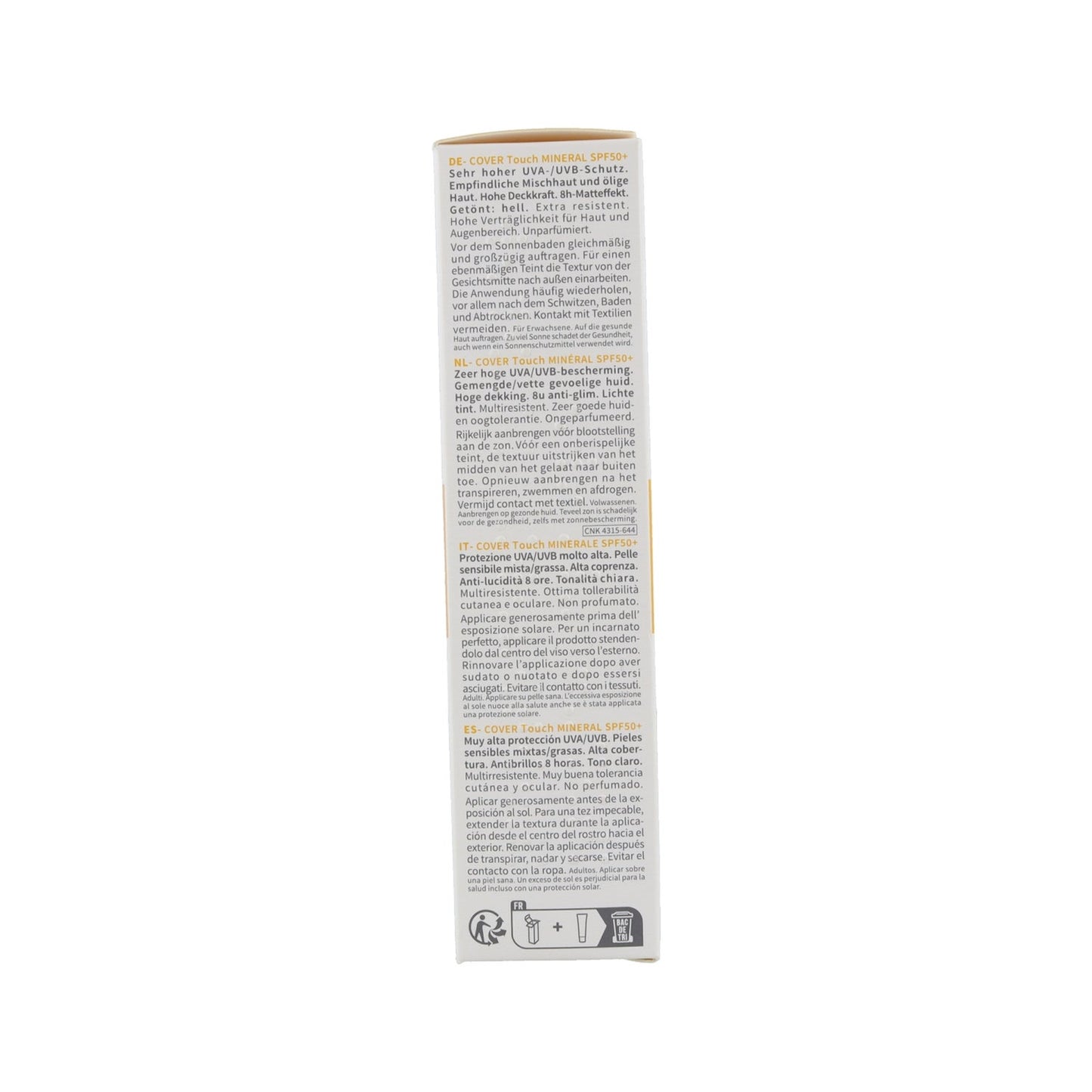 Bioderma Photoderm NUDE Touch Mineral SPF50+ Claro 40ml