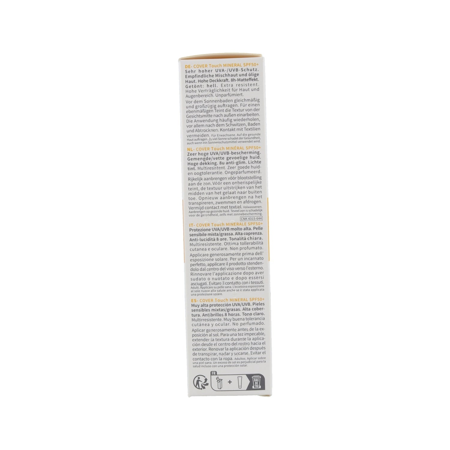 Bioderma Photoderm NUDE Touch Mineral SPF50+ Claro 40ml