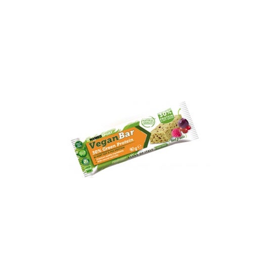 Barra Vegana Frutas Rojas 40G