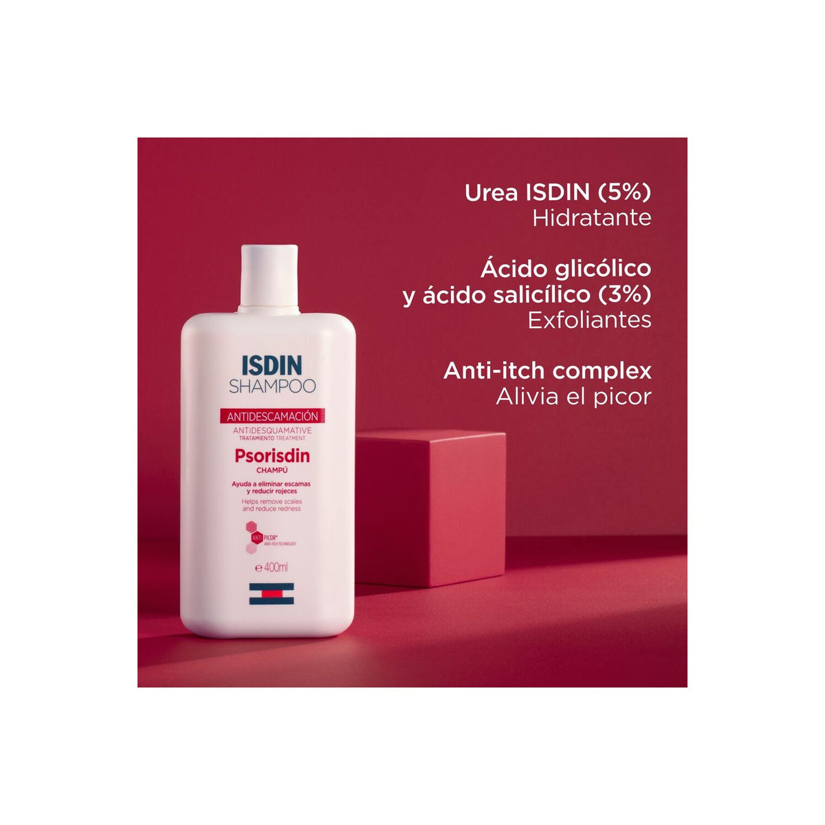 ISDIN Shampoo Psorisdin Champú Antidescamación 400ml