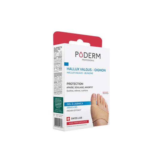Poderm Gel Protección Hallux Valgus Árnica Talla Única 1ud