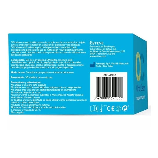 Oftaclean Toallitas Oftálmicas 30uds