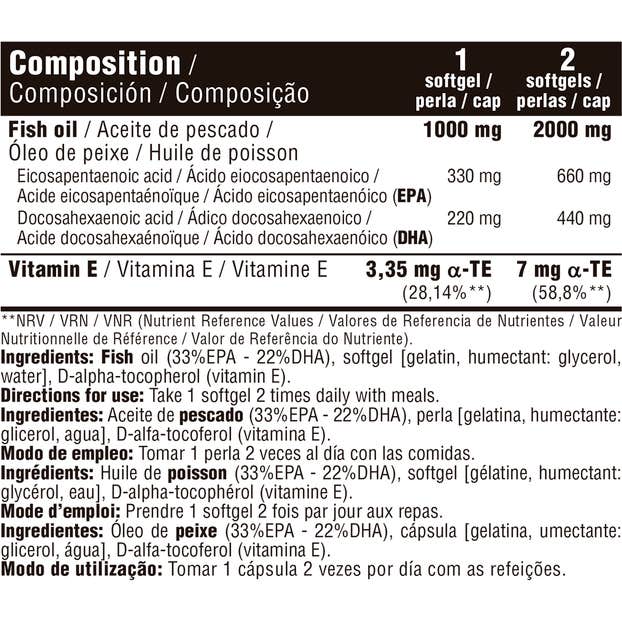 DMI Nutrition Omega 3+ 33% Epa / 22% Dha 100 Perlas