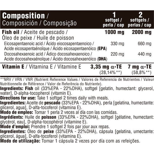 DMI Nutrition Omega 3+ 33% Epa / 22% Dha 100 Perlas