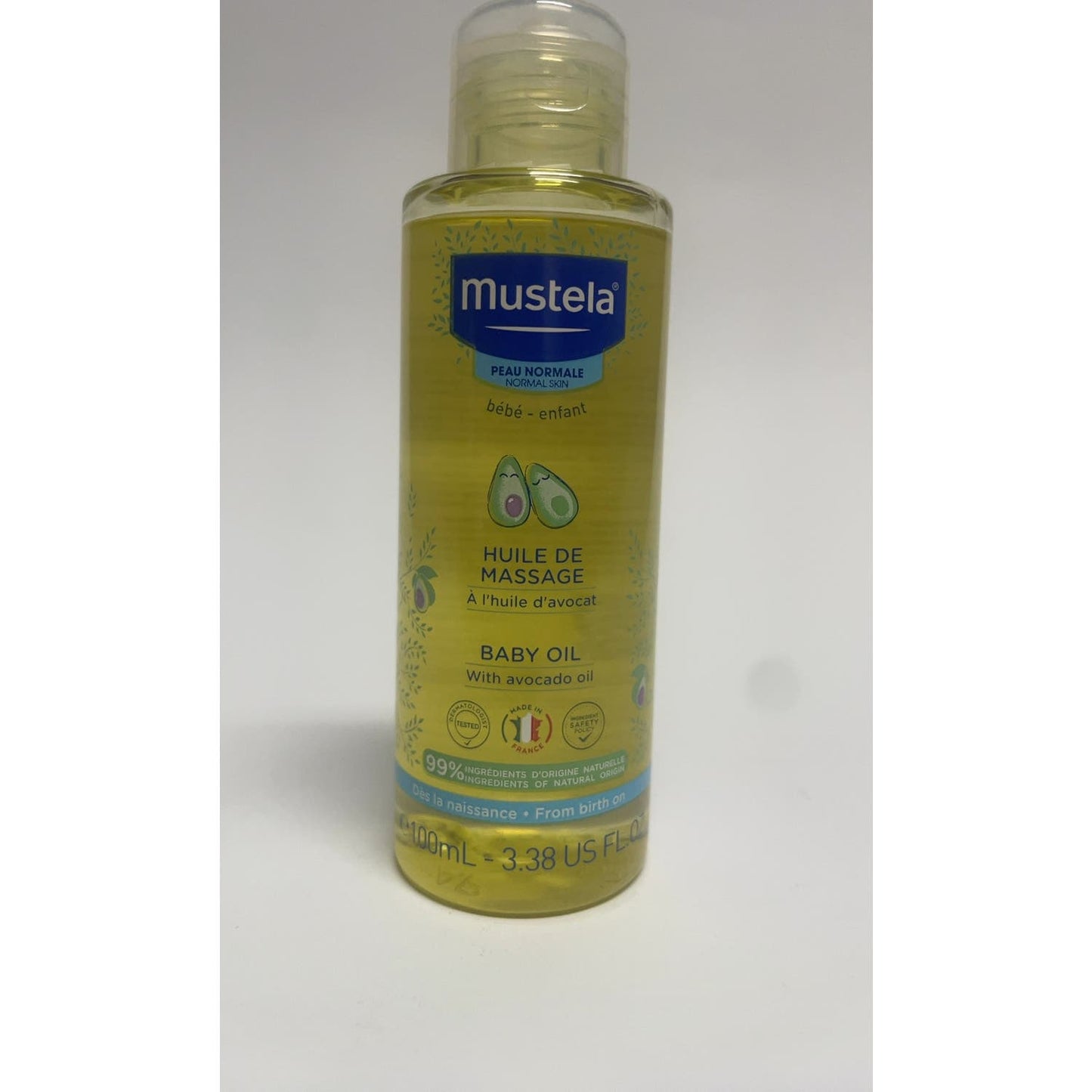 Mustela Aceite de Masaje con Aguacate BIO 100ml