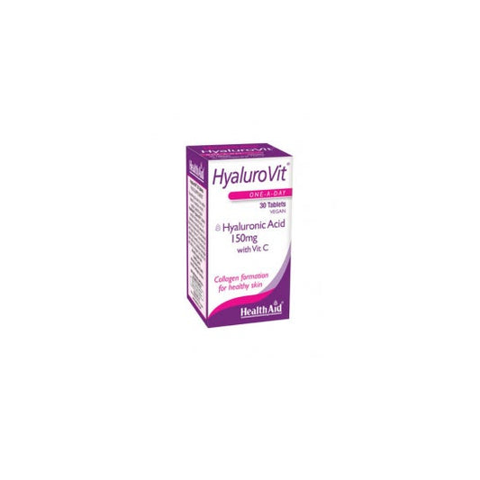 Health Aid Hyalurovit (Ácido Hialurónico) 150 mg 30 Comp.