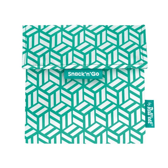 By Roll'Eat Boc'N'Roll Porta Snacks go Tiles Verde 1 ud