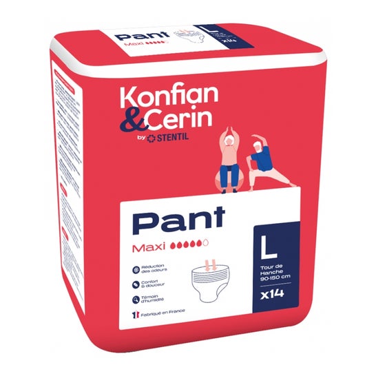 Stentil Konfian & Cerin Pañal Maxi TL 14uds