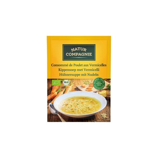 Natur Compagnie Sopa Pollo Fideo Bio 40 g