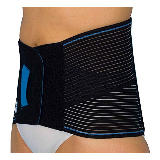 Prim Faja Action Lumbar Transpirable Velcro 4 Vari T/P 82-90cm Negro 980