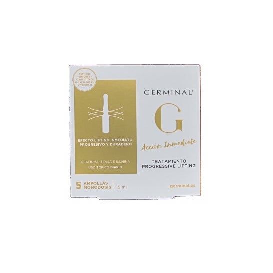 Germinal Accion Inmediata Tratamiento Progressive Lifting 5 Ampollas