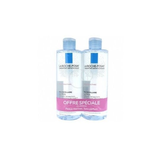 La Roche-Posay Agua Micelar Ultra Piel Reactiva 2x400ml