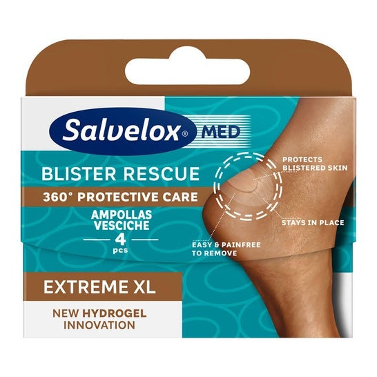 Salvelox MED Blister Rescue Extreme XL Ampollas 4 uds
