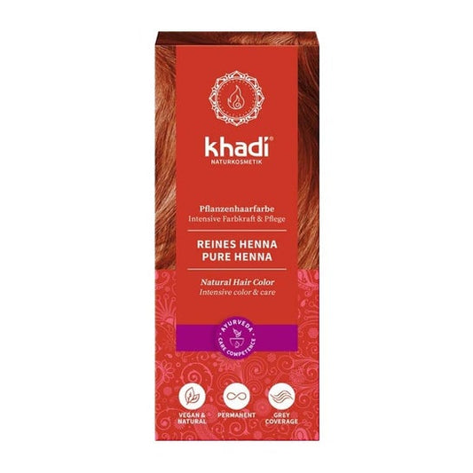 Khadi Henna Natural 100% Pura 100 g