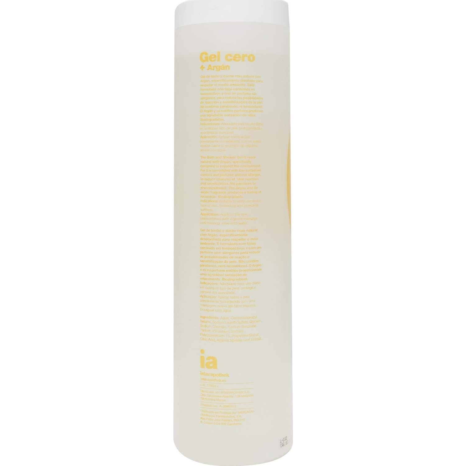 Interapothek Gel de Baño y Ducha Cero Argán 1L