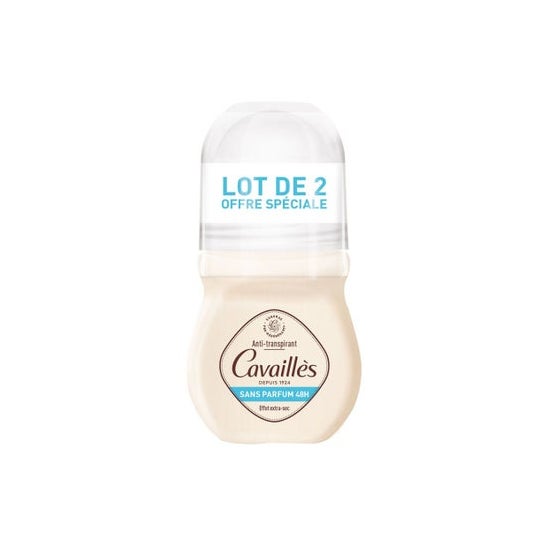 Rogé Cavaillès Desodorante Anti-transpirante Sin Perfume 48h Roll-on 2x50 ml